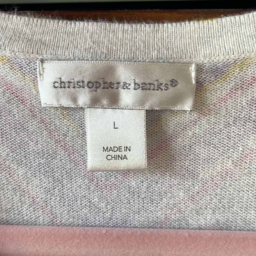 Womens 3/4 button down sweater, Excellent condition - Picture 2 of 4